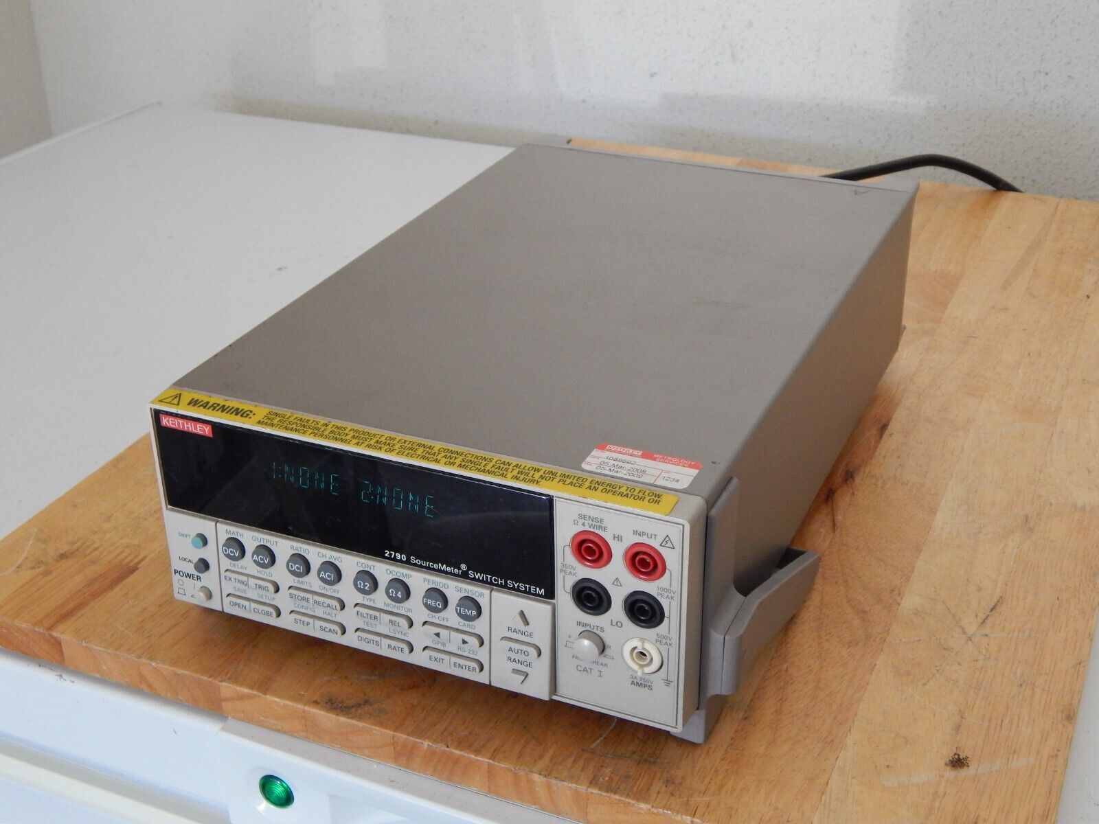 KEITHLEY 2790 SOURCEMETER, Up to 30 DAY WARRANTY, 11 in stock KEITHLEY 2790 SOURCEMETER, Up to 30 DAY WARRANTY, 11 in stock